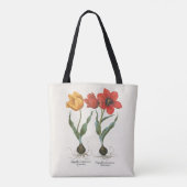 Vintage Spring Tulip Blume von Basilius Besler Tasche (Rückseite)
