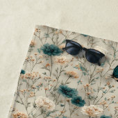 Vintage Spring Wildflowers & Butterfly for Family Strandtuch (Beispiel)