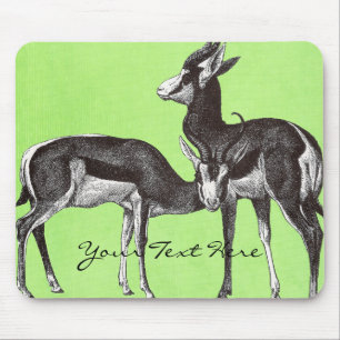Vintage-Springbock-Mauspad Mousepad