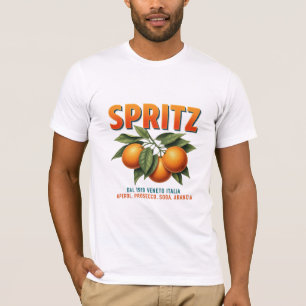 Vintage Spritz Italienischer Aperitivo-Entwurf T-Shirt