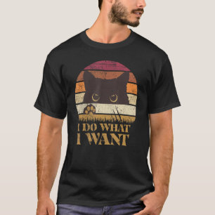 Vintage Spruch Meme Süße Katze Mama Kätzchen Dame T-Shirt