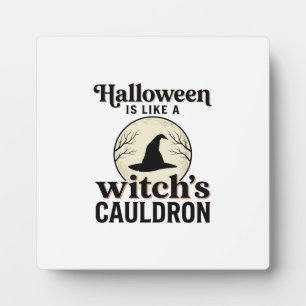 Vintage Spukschloss Halloween Town T-Shirt Design Fotoplatte