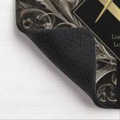 Vintage Square & Compass Freimaurer Mousepad (Ecke)