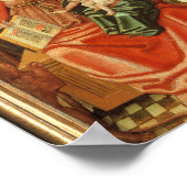 Vintage St. Anne und Jungfrau Mary Poster (Ecke)