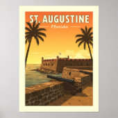 Vintage St. Augustine Florida Poster (Vorne)