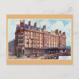 Vintage St Enoch Bahnhotel Glasgow Postkarte