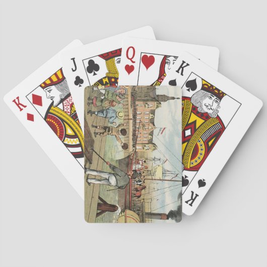 Vintage St. Nicholas Dutch Sinterklaas Cards Spielkarten (Rückseite)