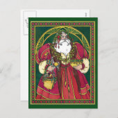 Vintage St. Nicholas Post Card Feiertagspostkarte (Vorne/Hinten)