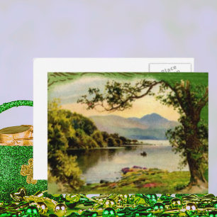Vintage St. Paddy's Beim Käsermeister im Tessin Postkarte
