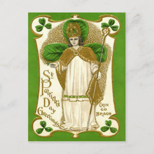 Vintage St. Patrick St. Patrick's Day Karte