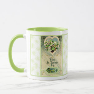 Vintage St Patrick TagesTasse Tasse