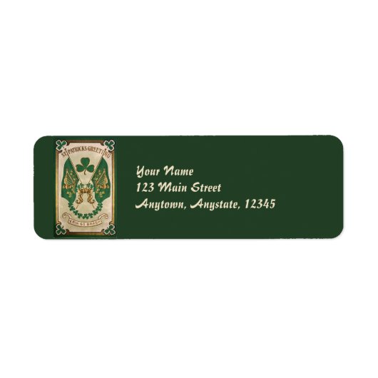 Vintage St. Patricks Day Address Labels (Vorne)