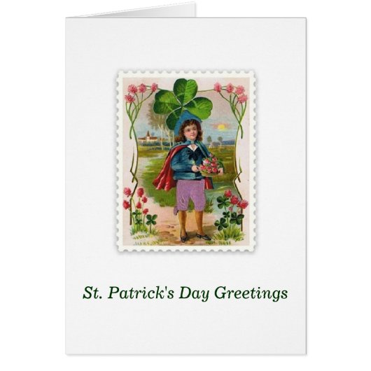 Vintage - St. Patrick's Day Bursche, (Vorne)