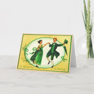 Vintage St Patrick's Day Card Karte