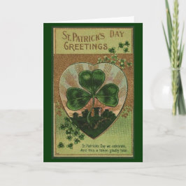 Vintage St. Patrick's Day Card Karte