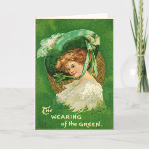 Vintage St Patrick's Day Card Karte
