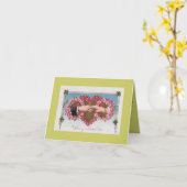 Vintage St Patrick's Day Card Karte (Gelbe Blume)