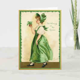 Vintage St Patrick's Day Card Karte