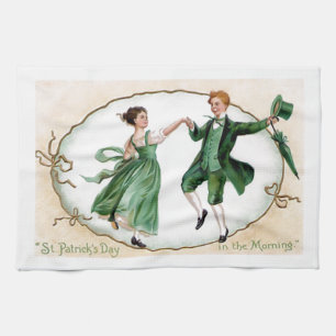Vintage St. Patrick's Day Geschirrtuch