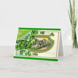 Vintage St Patricks Day Karte