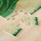 Vintage St. Patrick's Day Lass Wearing Green Puzzle (Seite)