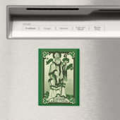 Vintage-St.-Patrick's-Day-Magnet Magnet (In Situ (Geschirrspüler))
