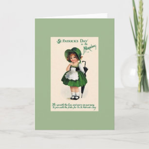Vintage St. Patrick's Day Morning Greeting Card Karte