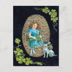 Vintage St. Patrick's Day Postkarte