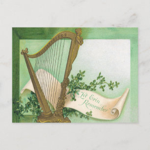 Vintage St. Patrick's Day Postkarte