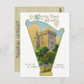 Vintage St. Patrick's Day Postkarten (Vorne/Hinten)