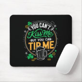 Vintage St. Patrick's Day Shamrock Kellnerin Bedie Mousepad (Mit Mouse)