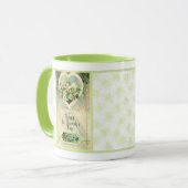 Vintage St. Patrick's Day Tasse (Vorderseite Links)