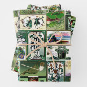 Vintage St Patrick's Geschenkpapier Set (Beispiel)