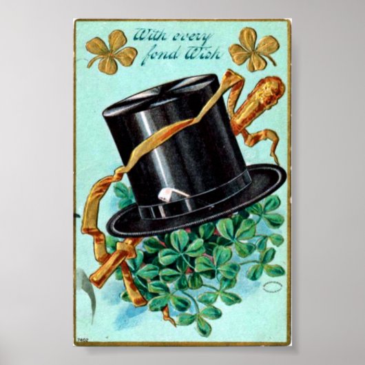 Vintage St Patrick's Poster (Vorne)