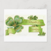 Vintage St. Patricks Tageskarte Postkarte (Vorderseite)