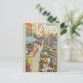 Vintage St. Petersburg Florida Postkarte (Stehend Vorderseite)