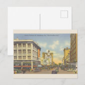 Vintage St. Petersburg Florida Postkarte (Vorne/Hinten)