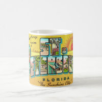 Vintage St. Petersburg Florida Tasse