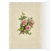 Vintage St. Therese Religious Pink Roses (Innen (Links))