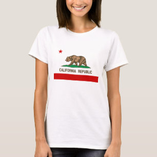 Vintage Staatsflagge der Republik Kalifornien T-Shirt