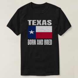 Vintage Staatsflagge Texas - Texas Geboren und gez T-Shirt