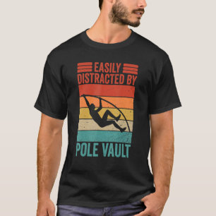 Vintage-Stabhochspringer und Stabhochsprung-Athlet T-Shirt