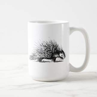 Vintage Stachelschwein-Illustration - Kaffeetasse