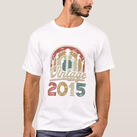 Vintage Stadt 2015 Männer Frauen Kind T-Shirt (Vorderseite)