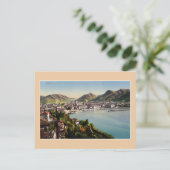 Vintage Stadt Como, Comosee Italien Postkarte (Stehend Vorderseite)