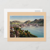 Vintage Stadt Como, Comosee Italien Postkarte (Vorne/Hinten)
