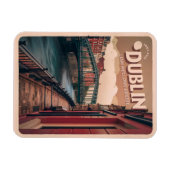 Vintage Stadt Dublin, Irland Magnet (Horizontal)