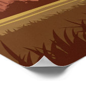 Vintage Stadt Oklahoma Poster (Ecke)