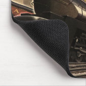 Vintage Stadt, T1 Duplex-Zug auf Eisenbahnstrecken Mousepad (Ecke)