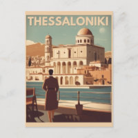 Vintage Stadt Thessaloniki Griechenland Berufung S